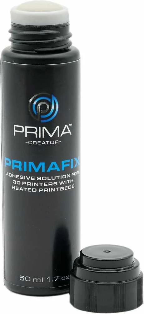 PrimaFIX klijai 3D spausdintuvui su atidarytu kamšteliu