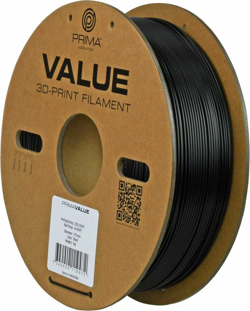 PrimaValue PETG juodas siūlas 1kg