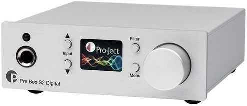 Pro-Ject Pre Box S2 Digital Edition 23 -esivahvistin, hopea