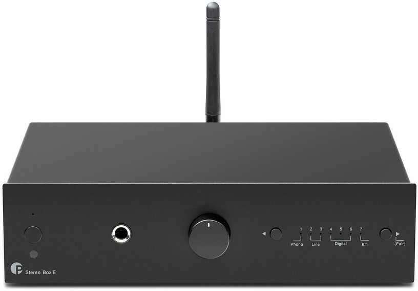 Pro-Ject STEREO BOX E - Minimalistinis integruotas stiprintuvas - Juodas