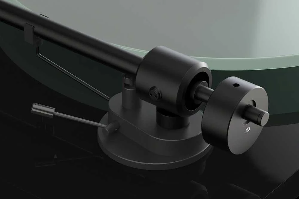 Pro-Ject T1 EVO fono patefonas, pianinas juodas