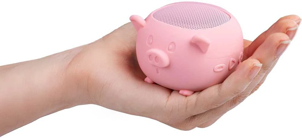 ProCaster Oink! Bluetooth-possukaiutin, vaaleanpunainen