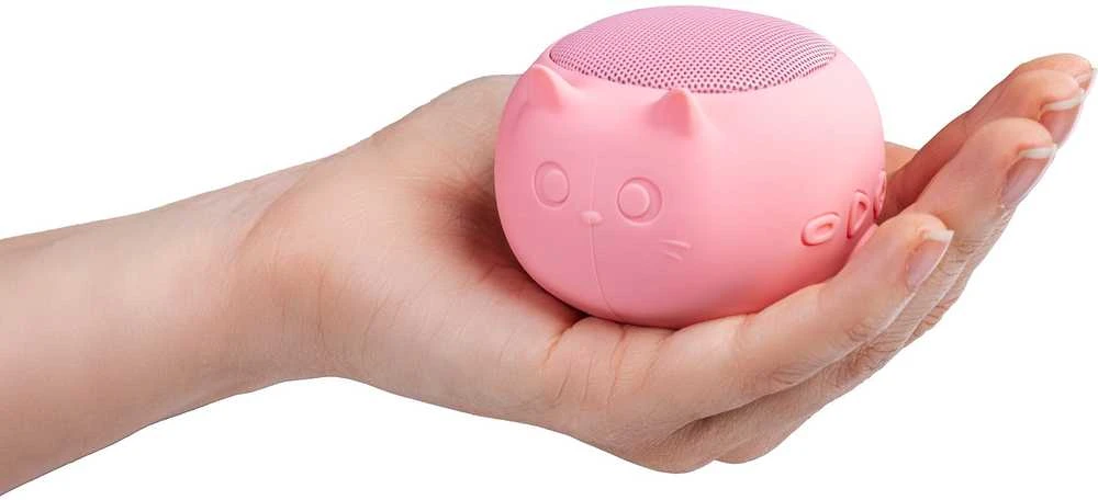ProCaster Purrpurr Bluetooth-kissakaiutin, vaaleanpunainen