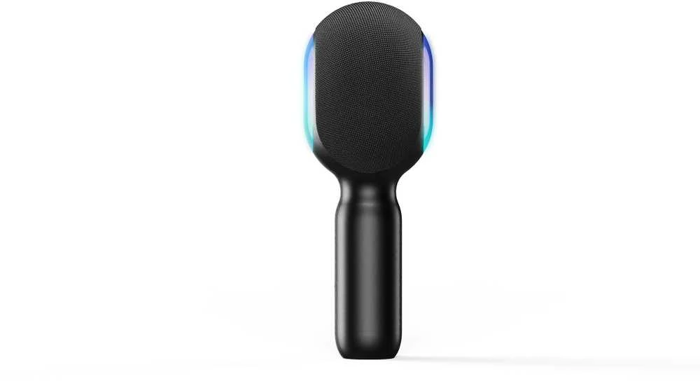 ProCaster Vocalist karaokemikrofoni kaiuttimella, musta