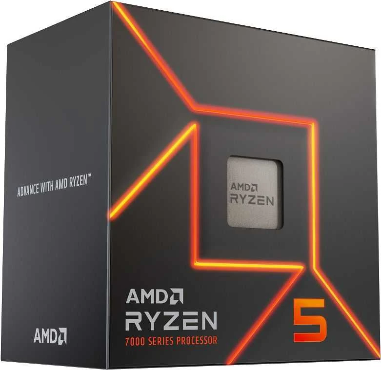 Procesorius AMD Ryzen 5 7600, 5 nm, 3.8 GHz, 32 MB