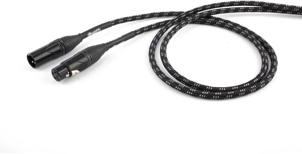 XLR mikrofono laidas su pinta tekstūra