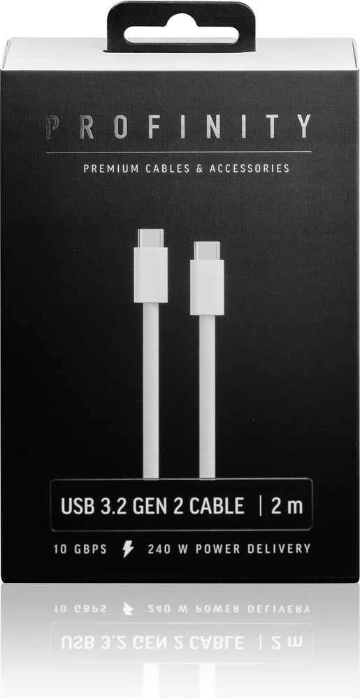 Profinity USB3.2 Gen2 240W kabelis, 2 m