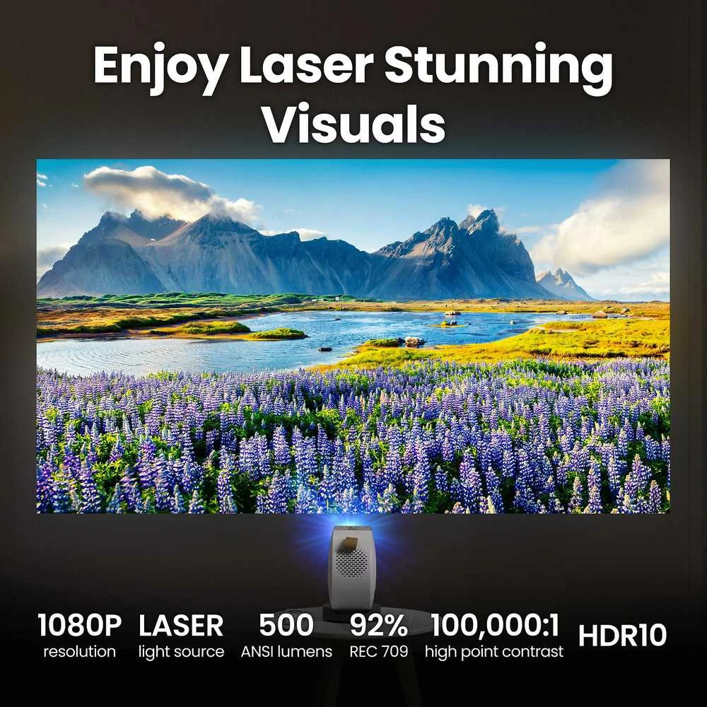 Projektorius BENQ GV50 550ANSI LED FHD, 1.2, ANDROID 11 LASER