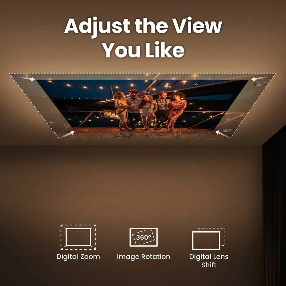 Projektorius BENQ GV50 550ANSI LED FHD, 1.2, ANDROID 11 LASER