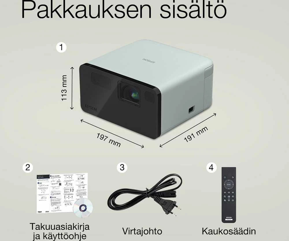 Projektorius Epson | EF-21G | Full HD (1920x1080) | 1000 ANSI lumens