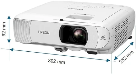 Lempinis projektorius Epson EH-TW840, Full HD, du HDMI prievadai, 4 000 liumenų, iki 337 col. siekiantis didelis ekranas