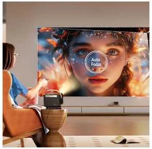 Yaber U12 LCD FullHD 1080p Multimedia Projektorius su Stereo kolonėlėmis - juodos spalvos