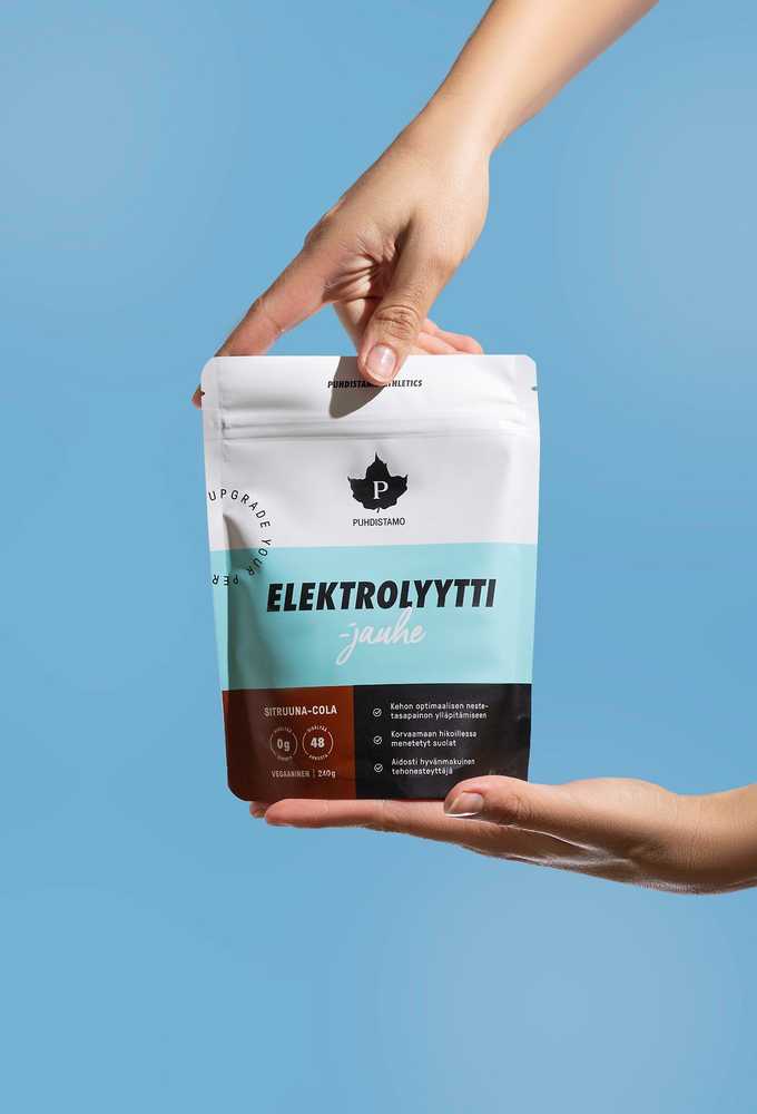 Puhdistamo elektrolyyttijauhe, sitruuna-cola, 240 g