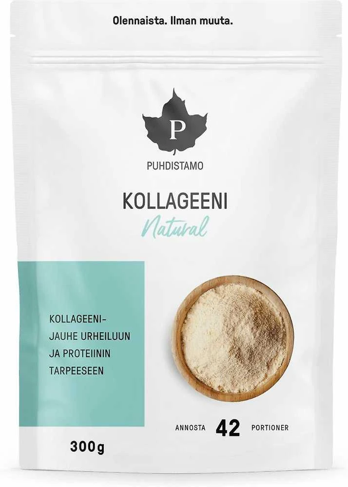 Puhdistamo Kollageeni Natural -kollageenijauhe, 300g