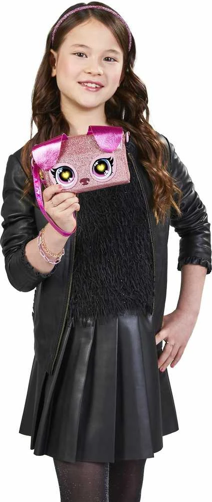 PURSE PETS Interaktyvi blizgi rankinė - Šuniukas