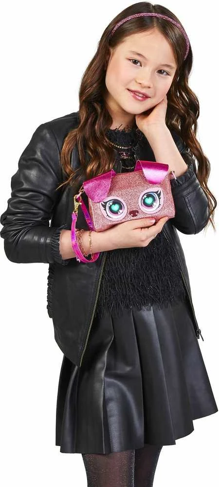 PURSE PETS Interaktyvi blizgi rankinė - Šuniukas