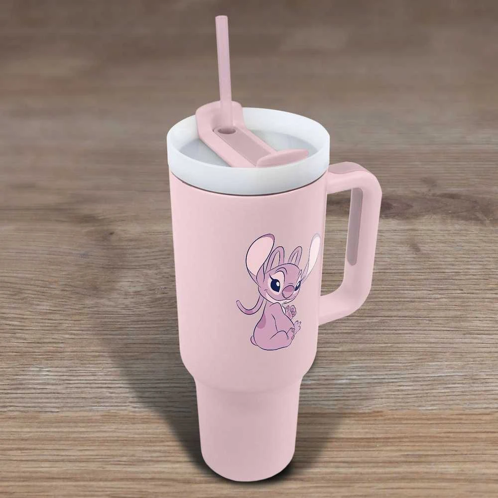 Pyramid Piramidės formos Disney Stitch Angel termo puodelis 1,2 l