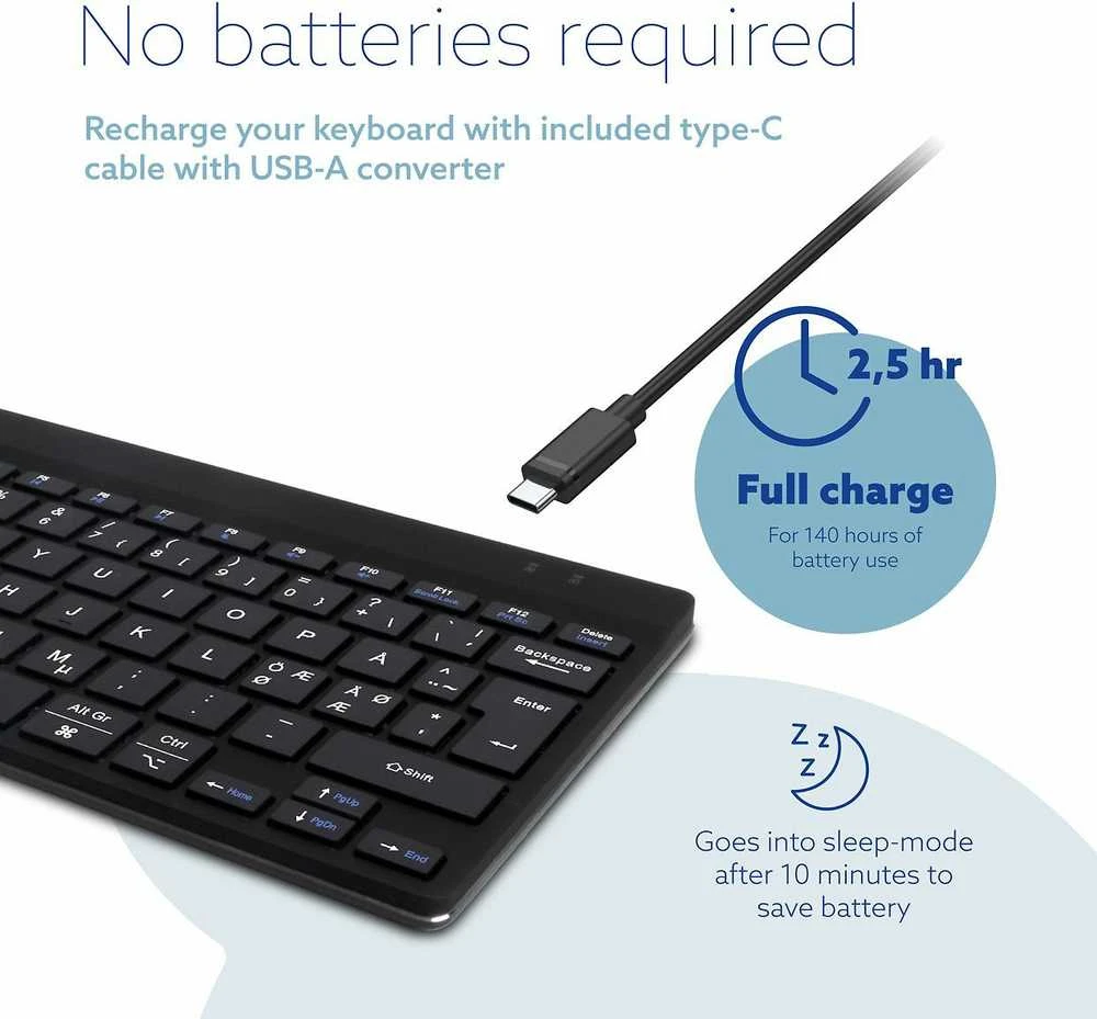 R Go Tools Compact Break ergonomiška klaviatūra, QWERTY (ND),