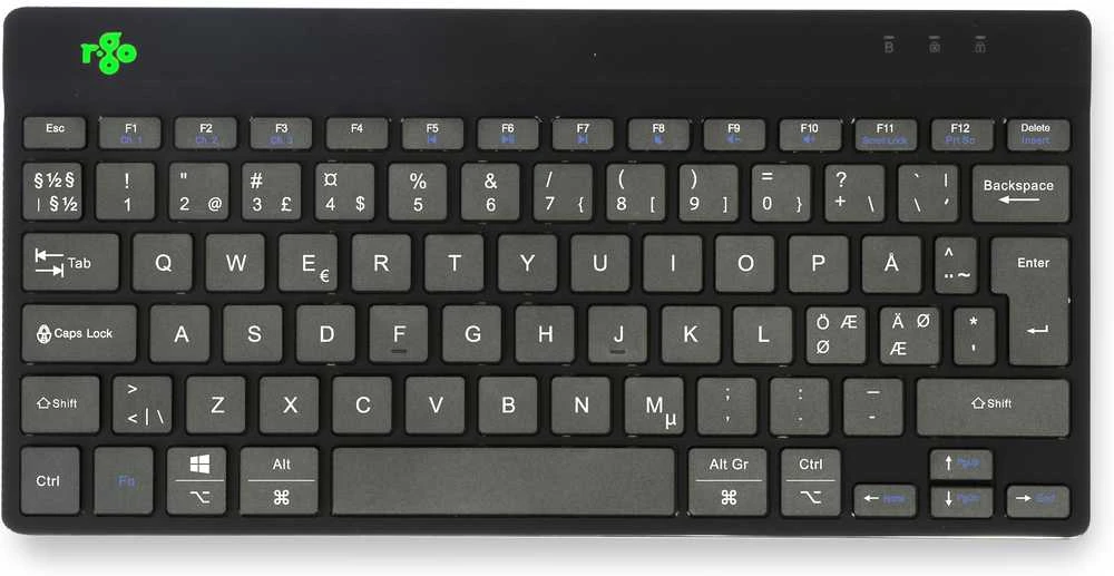 R Go Tools Compact Break ergonomiška klaviatūra, QWERTY (ND),