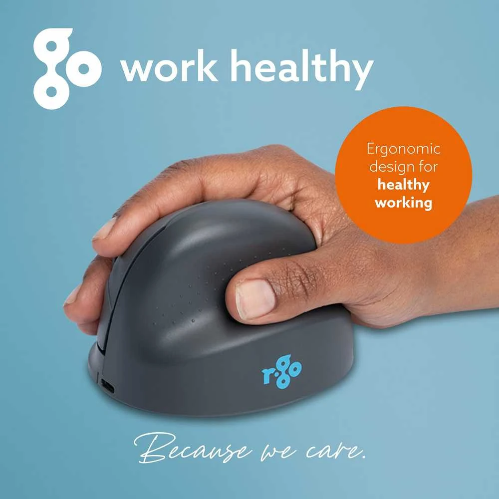 R-GO HE BASIC MEDIUM ERGONOMIŠKAS - Pelė DEŠINIARANKIAI BLUETOOTH