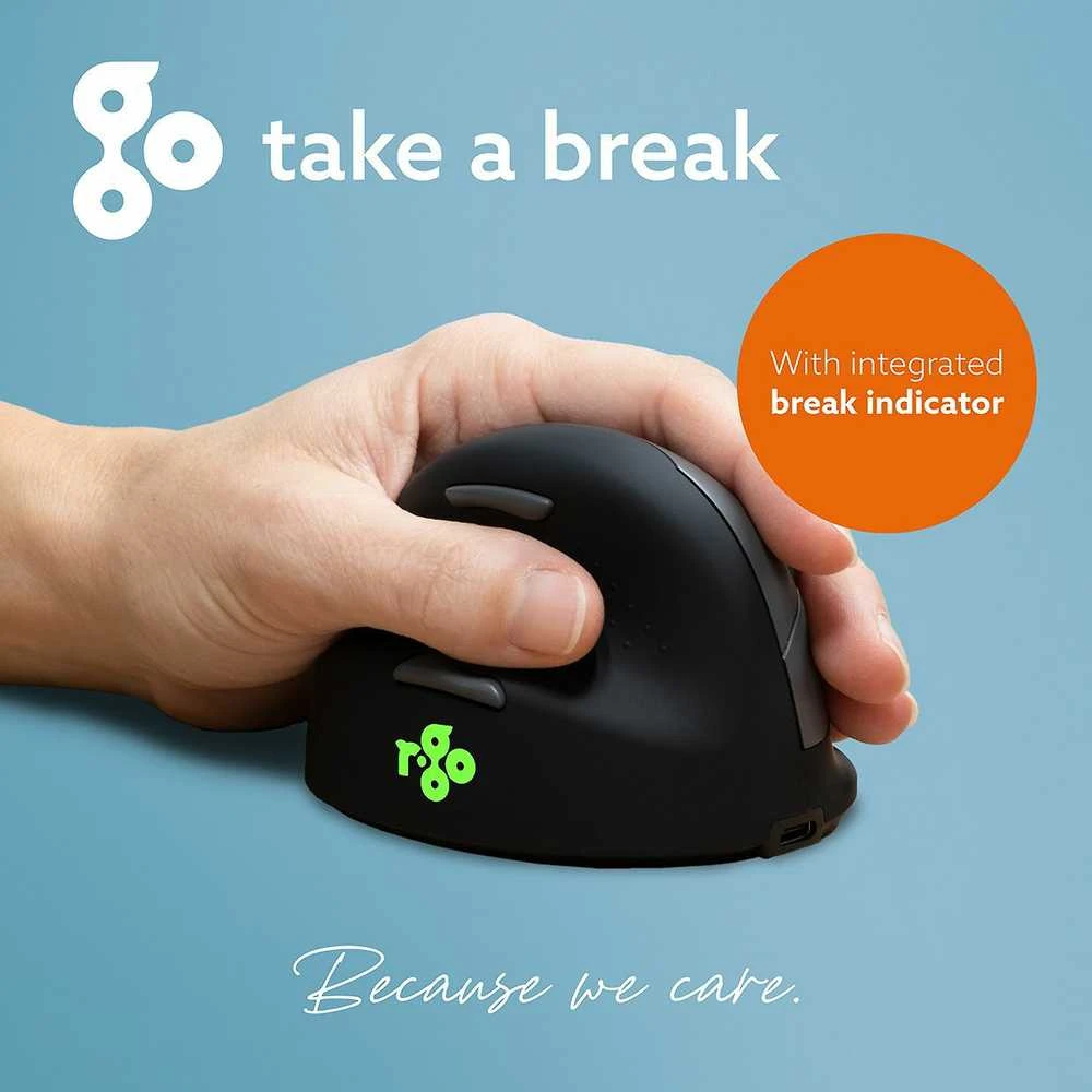 R Go Tools ERGONOMIC Pelė LARGE - HAND OVER185MM LEFT-HANDED belaidė