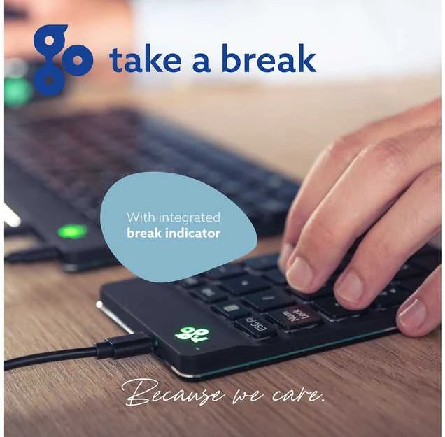 Klaviatūra R Go Tools NUMPAD BREAK su laidu Juodas -