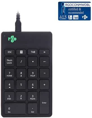 Klaviatūra R Go Tools NUMPAD BREAK su laidu Juodas -