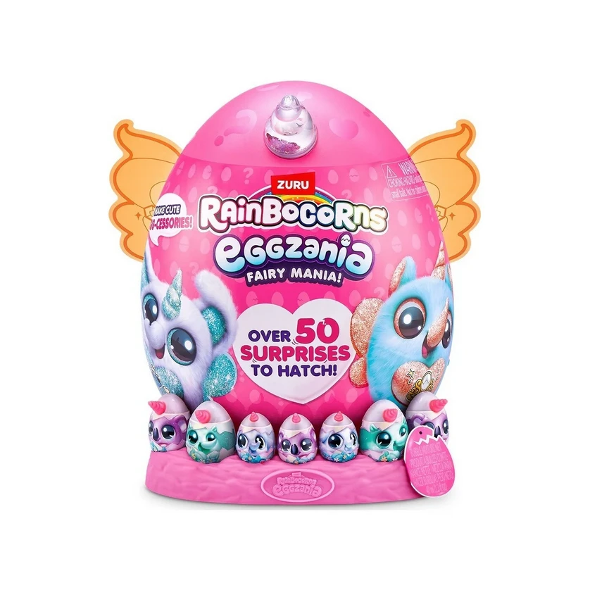 Zuru Pliušinis žaislas Rainbocorns Eggzania Fairy Mania S1