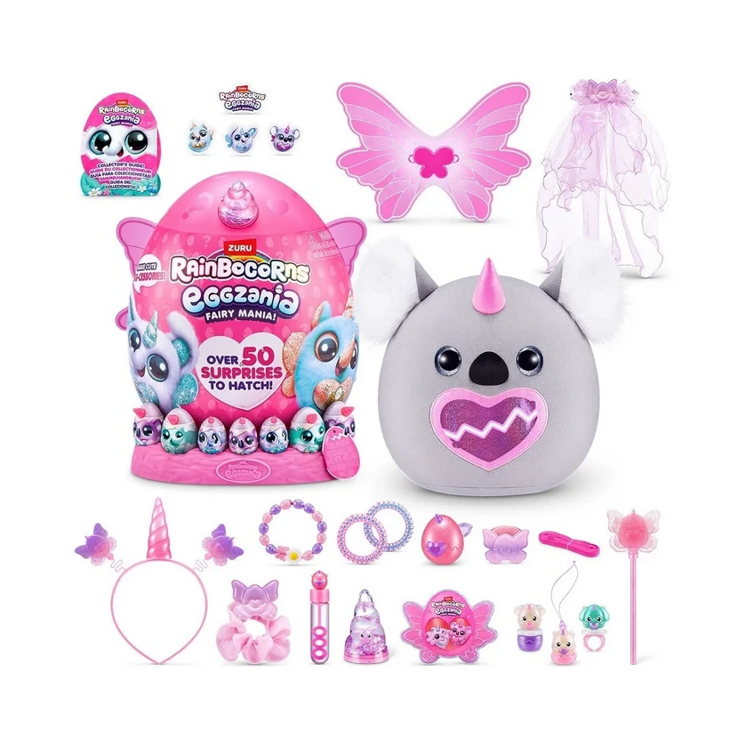 Zuru Pliušinis žaislas Rainbocorns Eggzania Fairy Mania S1