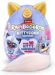 Zuru RAINBOCORNS - Kittycorn staigmenų serija 3, mažas pliušinis žaisliukas - (92104TQ1)