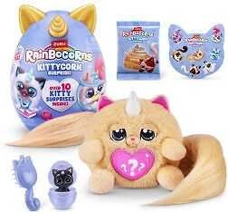Zuru RAINBOCORNS - Kittycorn staigmenų serija 3, mažas pliušinis žaisliukas - (92104TQ1)