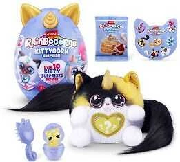 Zuru RAINBOCORNS - Kittycorn staigmenų serija 3, mažas pliušinis žaisliukas - (92104TQ1)