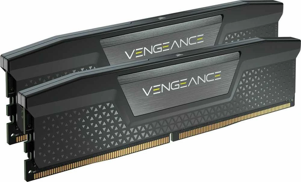 RAM CORSAIR DDR5 7200MT/s 32GB 2x16GB DIMM be buferio 34-44-44-96 OC PMIC XMP 3.0 VENGEANCE DDR5 1.45V, skirta Intel 700 serijai