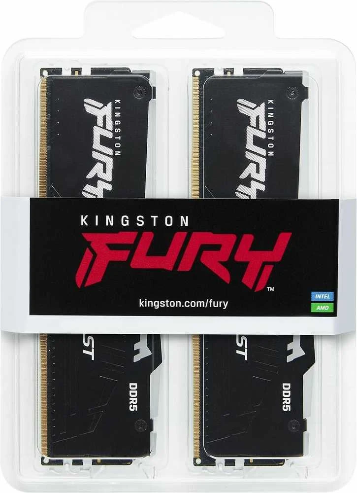 RAM Kingstonas | Fury Beast RGB | 32 komplektas (16GBx2) GB | DDR5 | 5600 MHz | PC/serveris | Registracijos Nr. | ECC Nr