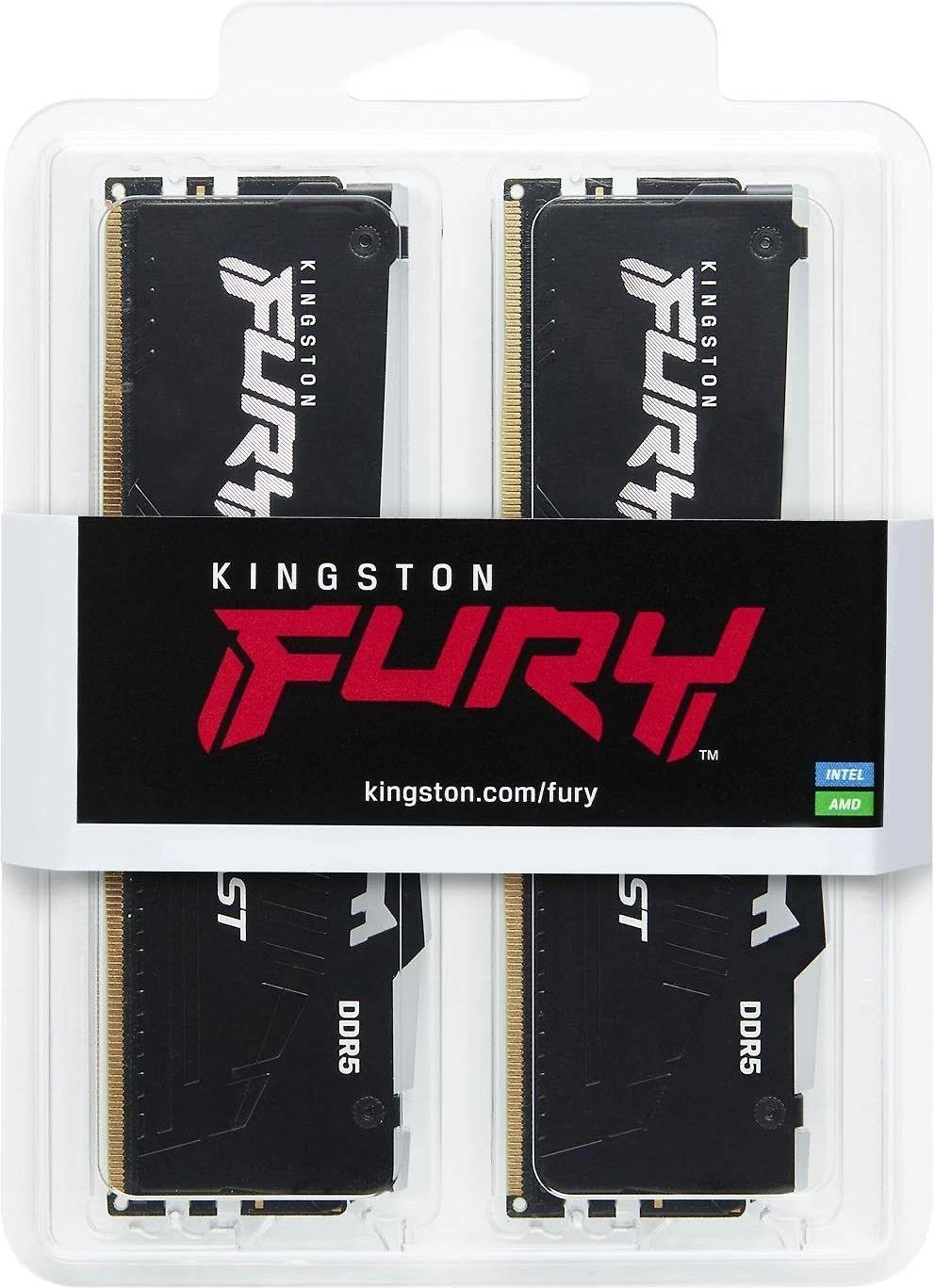 RAM KINGSTON 32GB 6000MT/s DDR5 CL36 DIMM FURY Beast RGB EXPO rinkinys (2 vnt.)