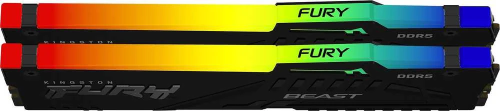 RAM Kingston Technology FURY Beast 64GB 6000MT/s DDR5 CL36 DIMM (2 vnt. rinkinys) RGB