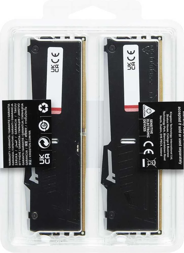 RAM Kingston Technology FURY Beast 64GB 6000MT/s DDR5 CL36 DIMM (2 vnt. rinkinys) RGB