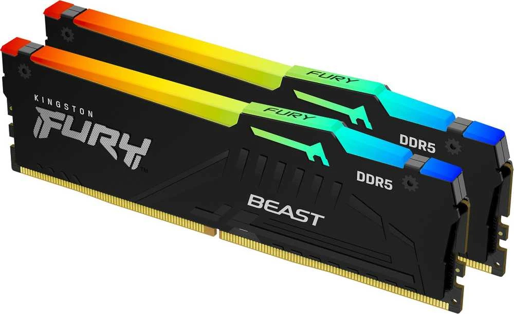 Kingston FURY Beast DDR5 RGB atminties modulių pora
