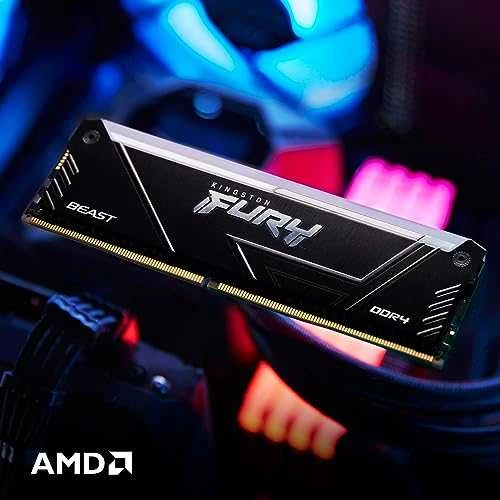 Kingston Fury Beast DDR4 atmintis su RGB apšvietimu