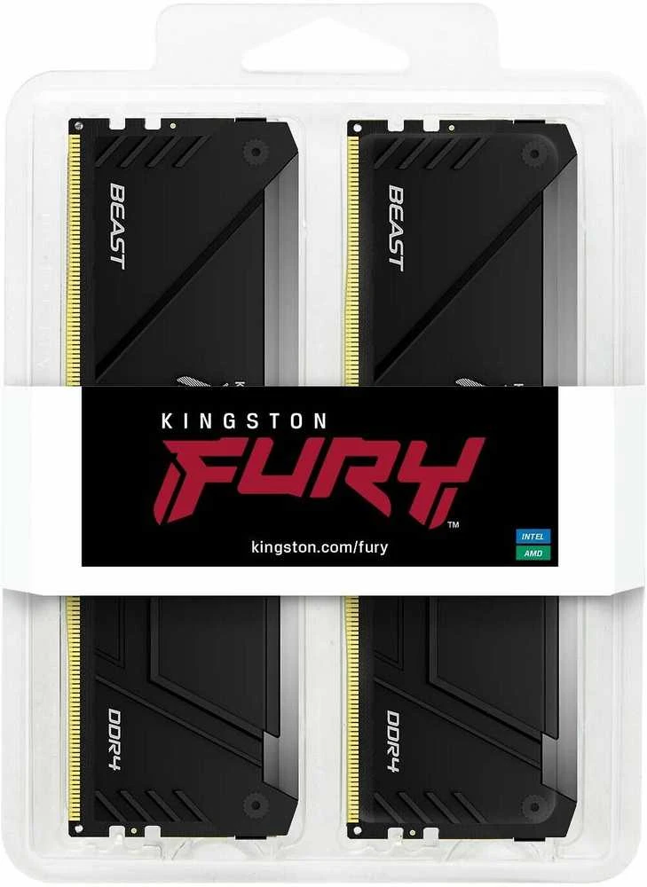RAM Kingstonas | Fury Beast | 16 GB | DDR4 | 3200 MHz | PC/serveris | Registracijos Nr. | ECC Nr