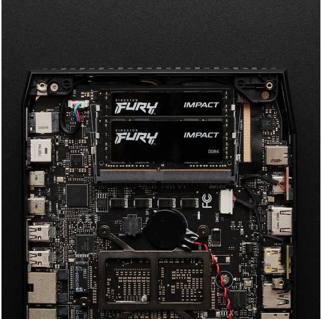 Nešiojamo kompiuterio atmintis HyperX Kingstonas | Fury Impact | 2x8 GB | SODIMM | 3200 MHz | Užrašų knygelė | Registracijos Nr. | ECC Nr