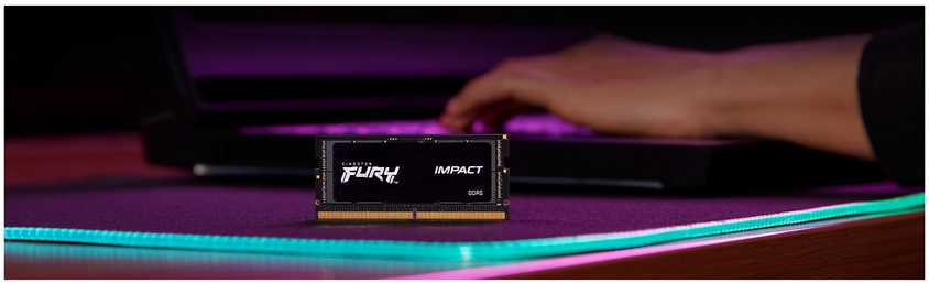 RAM „Kingston KF548S38IB-8“ 8 GB 4800 MHz DDR5 CL38 SODIMM FURY Impact atmintis | „Kingston“