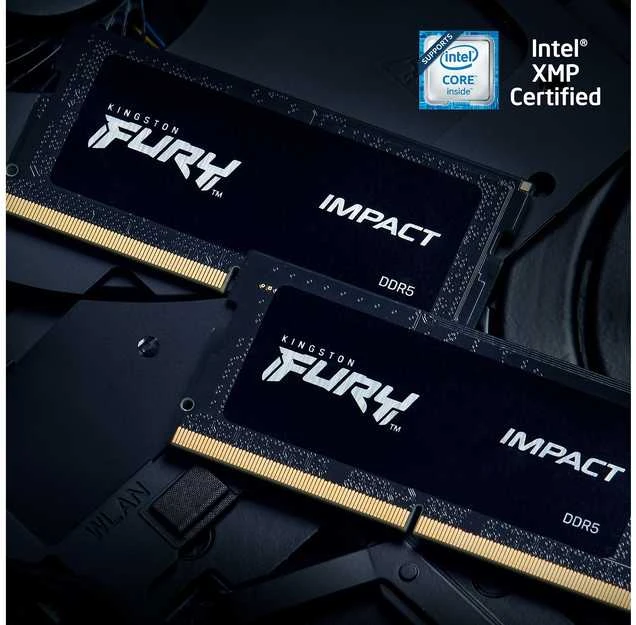 RAM „Kingston KF560S38IB-16“ 16 GB 6000 MT/s DDR5 CL38 SODIMM FURY Impact PnP atmintis | Kingstonas