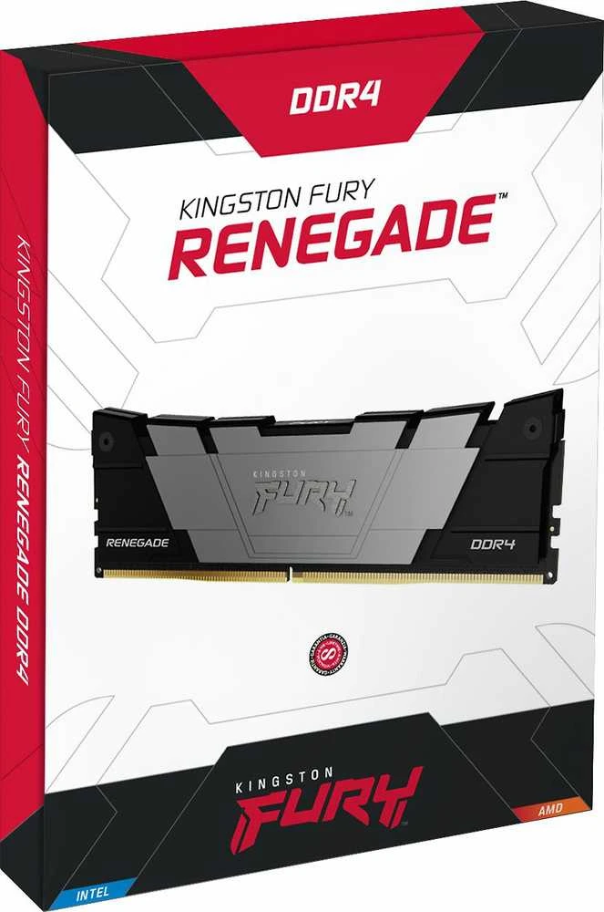 RAM „Kingston KF432C16RB2K2/16“ 16 GB 3200 MT/s DDR4 CL16 DIMM (2 vnt. rinkinys) FURY Renegade Juodas | „Kingston“