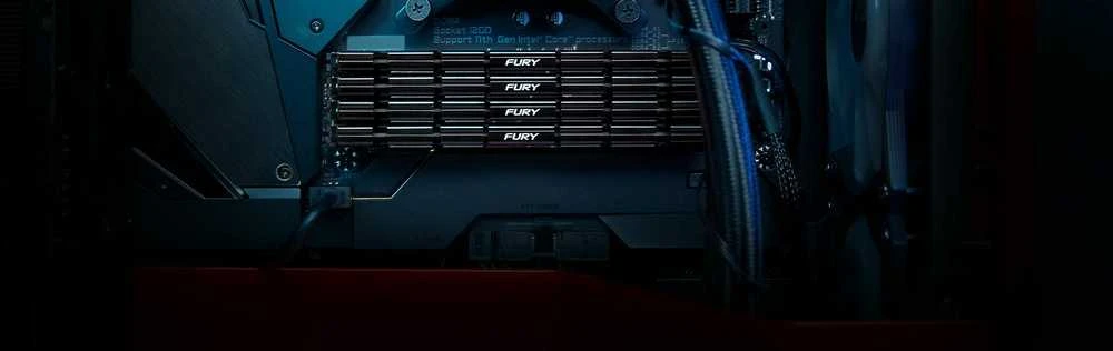 RAM „Kingston KF432C16RB2K2/16“ 16 GB 3200 MT/s DDR4 CL16 DIMM (2 vnt. rinkinys) FURY Renegade Juodas | „Kingston“