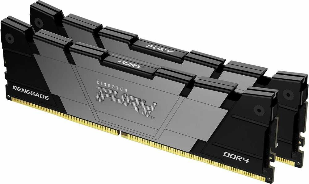 RAM „Kingston KF432C16RB2K2/16“ 16 GB 3200 MT/s DDR4 CL16 DIMM (2 vnt. rinkinys) FURY Renegade Juodas | „Kingston“
