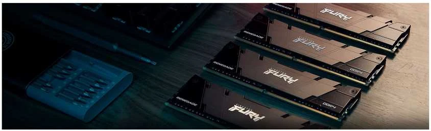 RAM „Kingston KF436C16RB12K2/32“ 32 GB 3600 MT/s DDR4 CL16 DIMM (2 vnt. rinkinys) 1 Gx8 FURY Renegade Juodas | „Kingston“