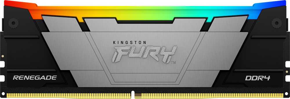RAM KINGSTON 32GB 3600MT/s DDR4 CL16 DIMM rinkinys iš 2 1Gx8 FURY Renegade RGB