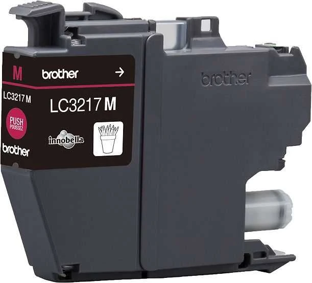 BROTHER LC3217M rausvo rašalo kasetė, 550 psl.