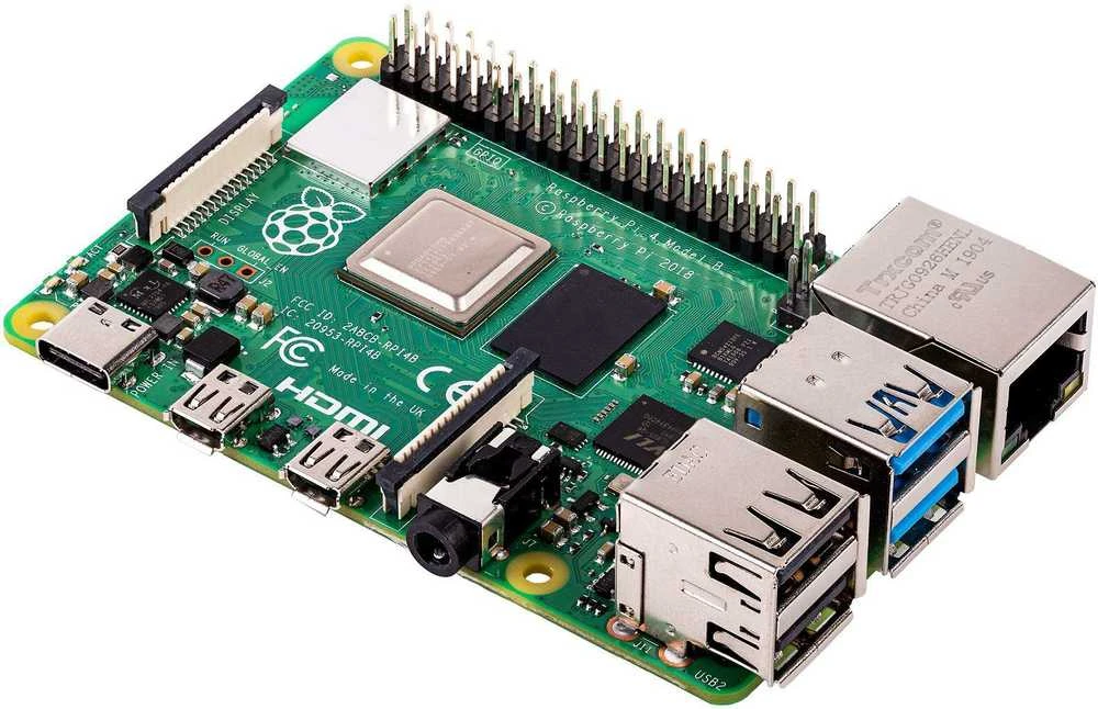 Raspberry Pi 4 B modelis, WiFi DualBand Bluetooth, 2 GB RAM, 1.8 GHz – dviejų RAM versija